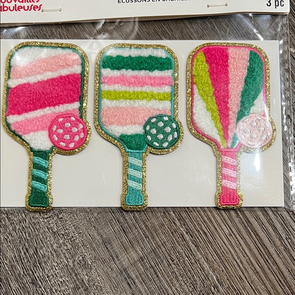 NWT Pickle Ball Paddle Patches